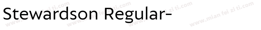 Stewardson Regular字体转换